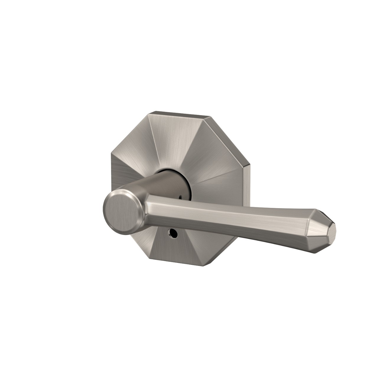 Custom Dempsey Lever Combined Interior Hall-Closet and Bed-Bath Lock