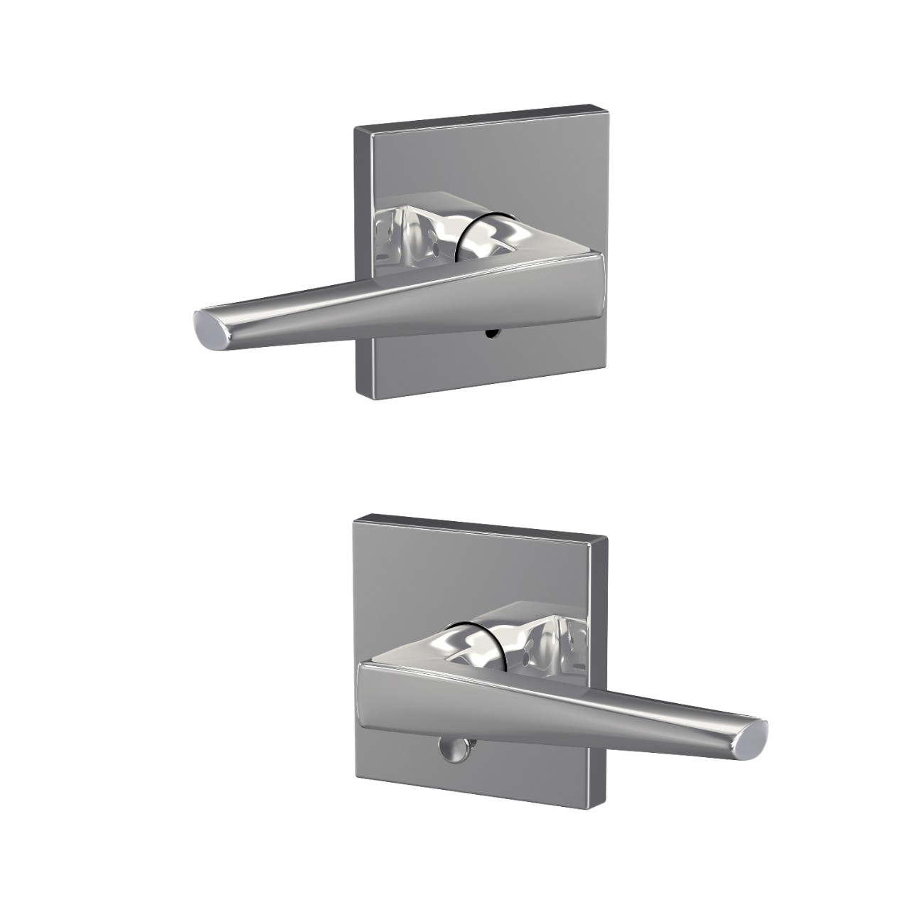 Custom Eller Lever Combined Interior Hall-Closet and Bed-Bath Lock