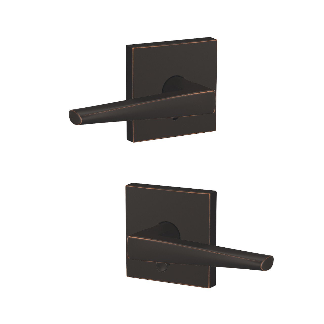 Custom Eller Lever Combined Interior Hall-Closet and Bed-Bath Lock
