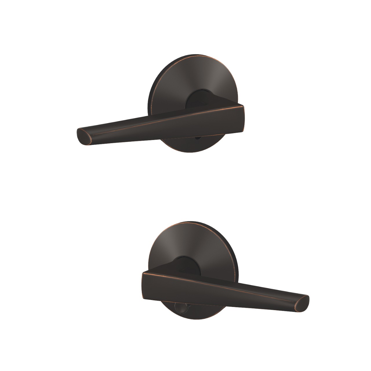 Custom Eller Lever Combined Interior Hall-Closet and Bed-Bath Lock