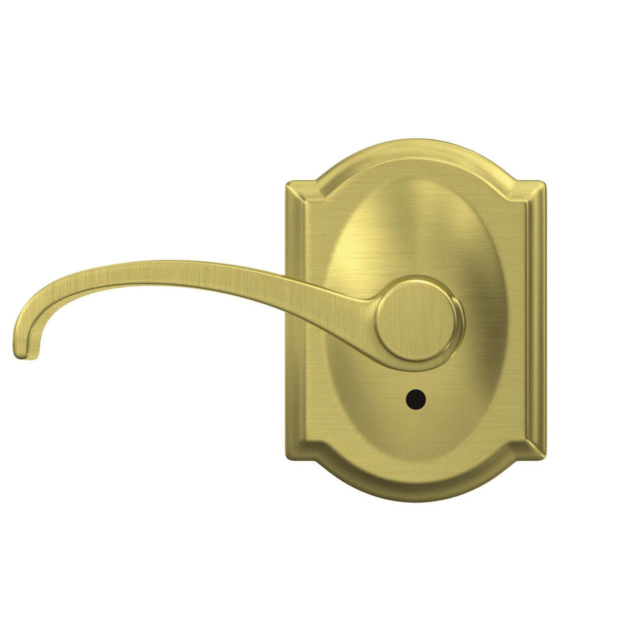Custom Whitney Lever Combined Interior Hall-Closet and Bed-Bath Lock