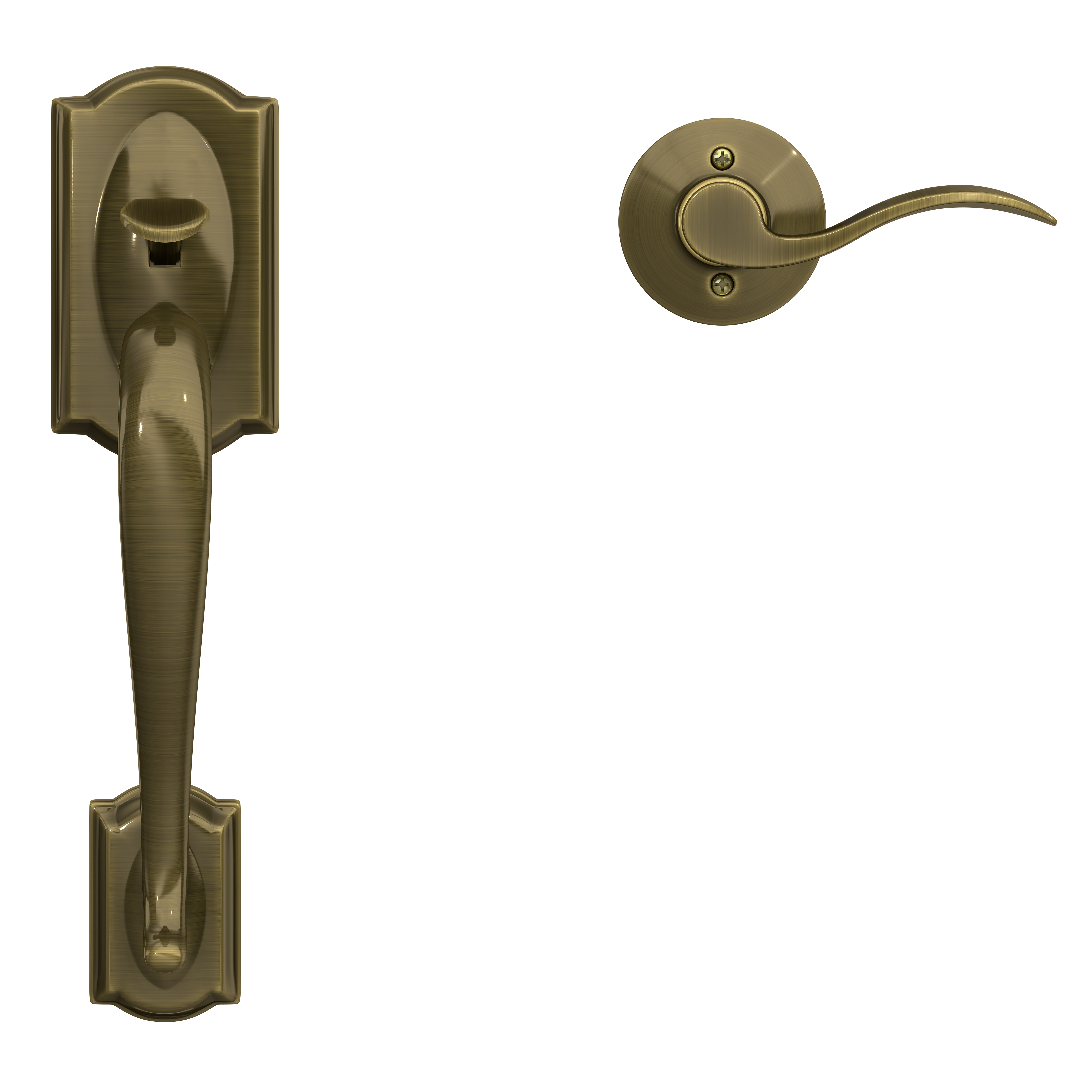 Front Entry Handle and Accent Lever