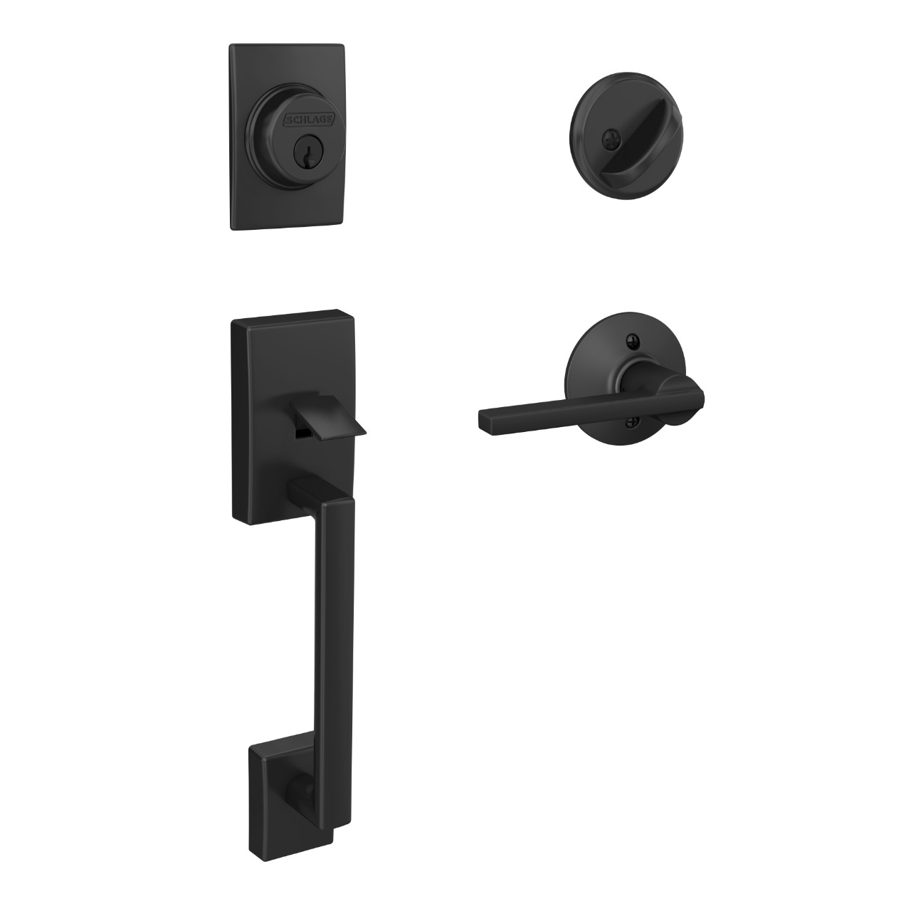 Single Cylinder Handleset and Latitude Lever