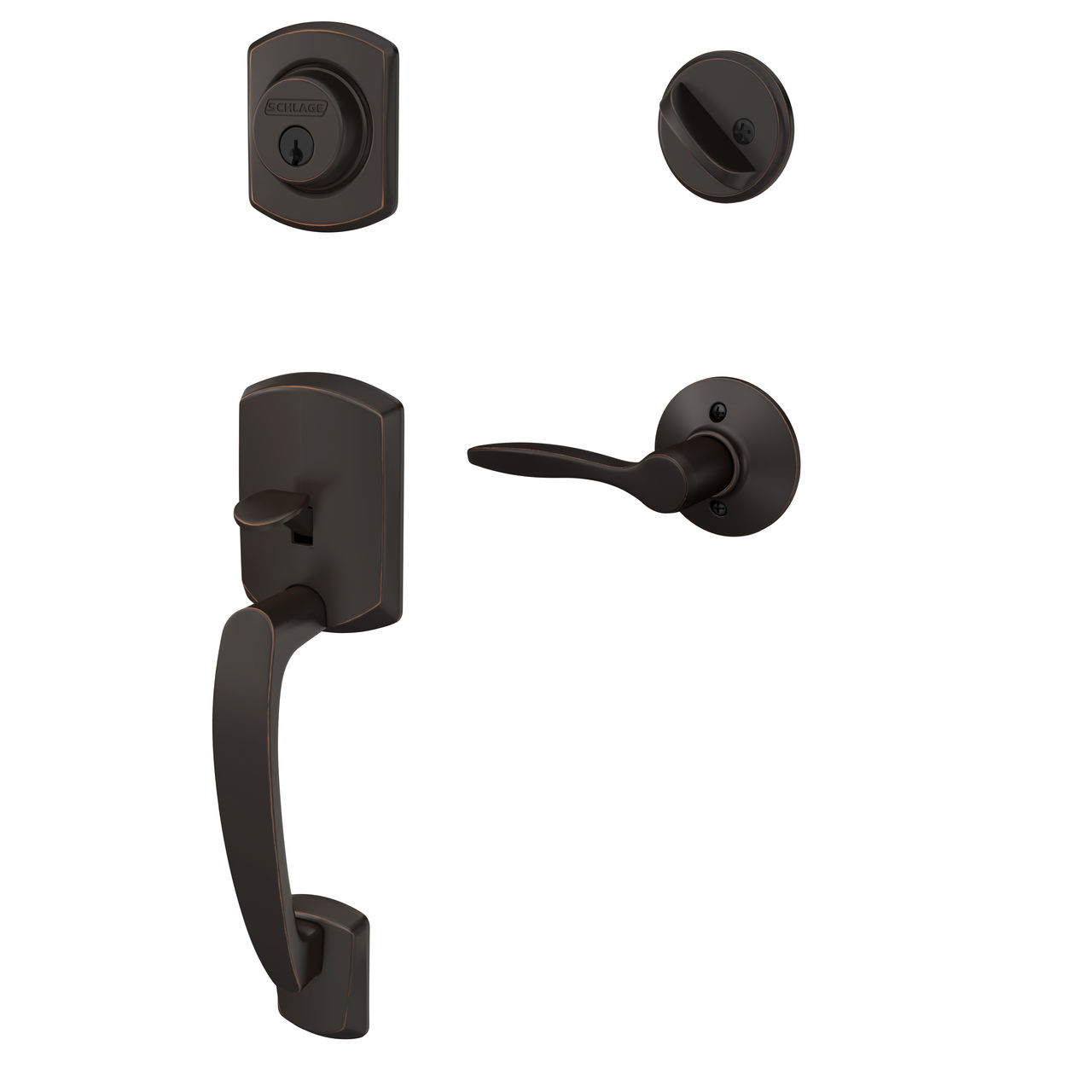 Single Cylinder Handleset and Delfayo Lever