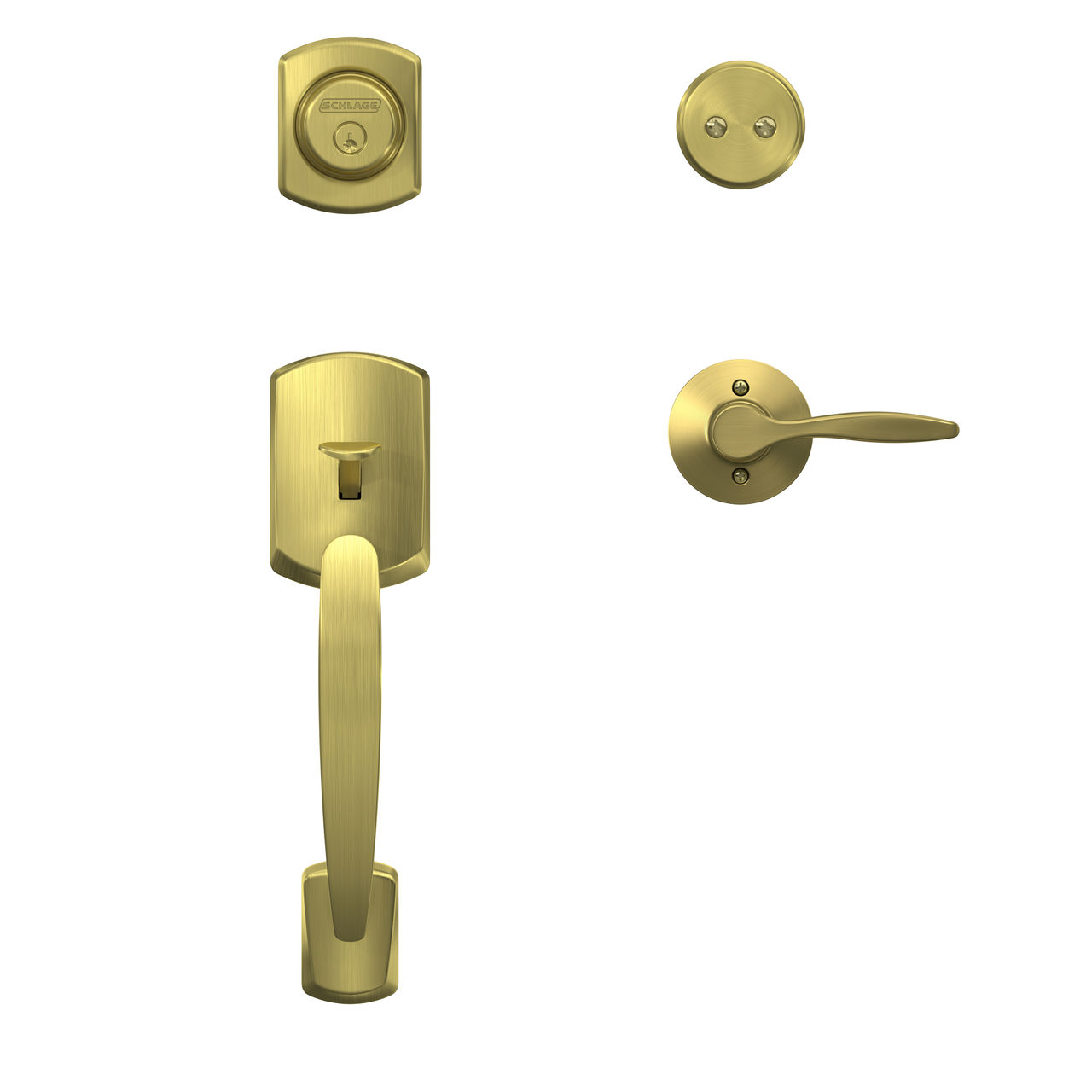 Inactive Handleset and Delfayo Lever
