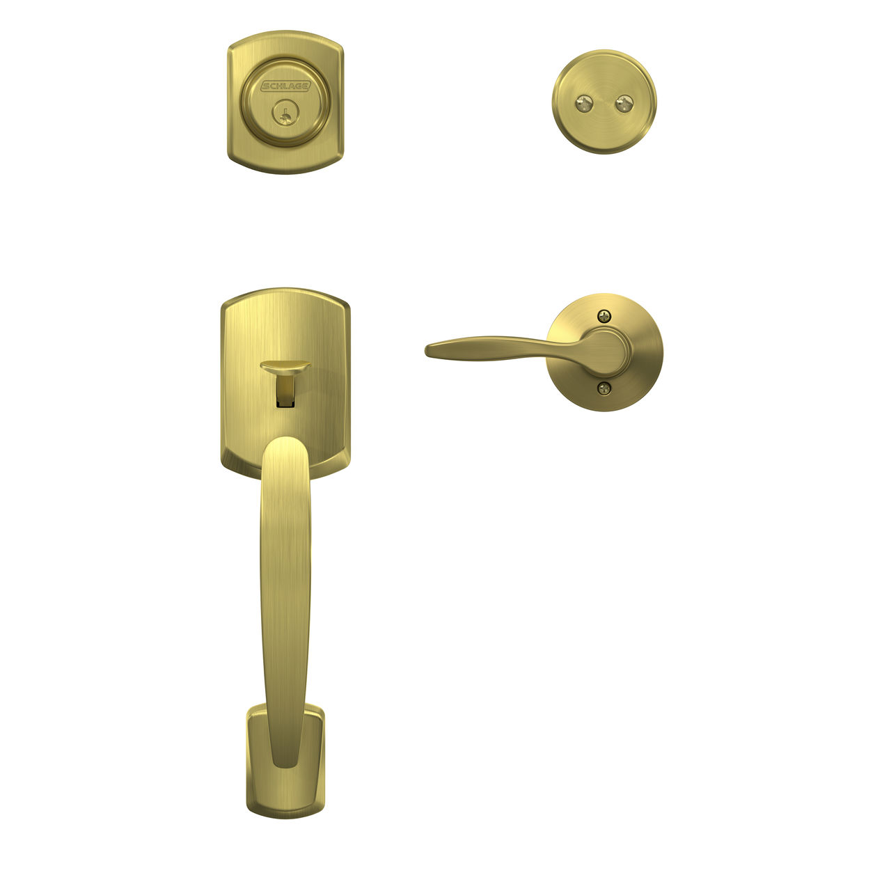 Inactive Handleset and Delfayo Lever