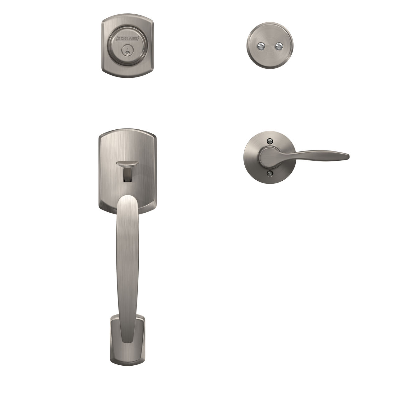 Inactive Handleset and Delfayo Lever