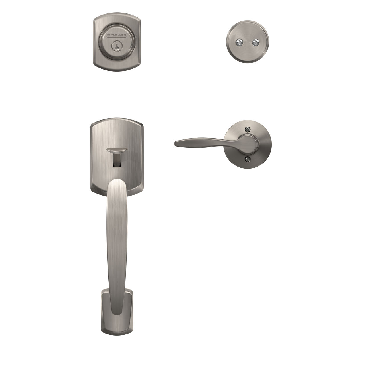 Inactive Handleset and Delfayo Lever