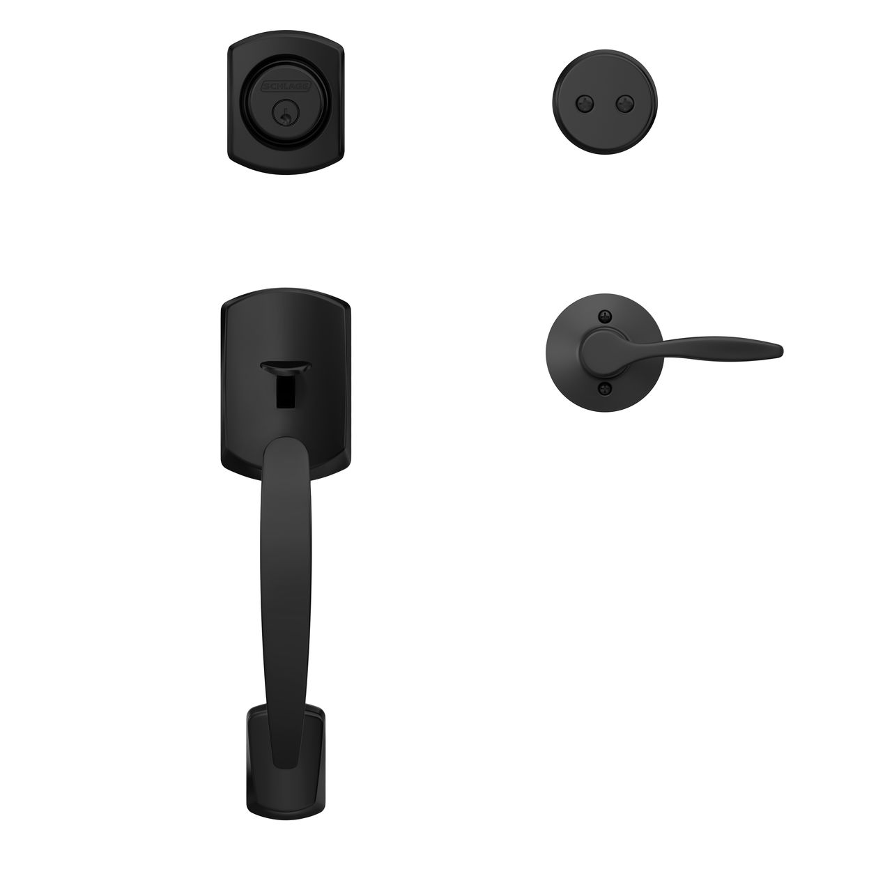 Inactive Handleset and Delfayo Lever