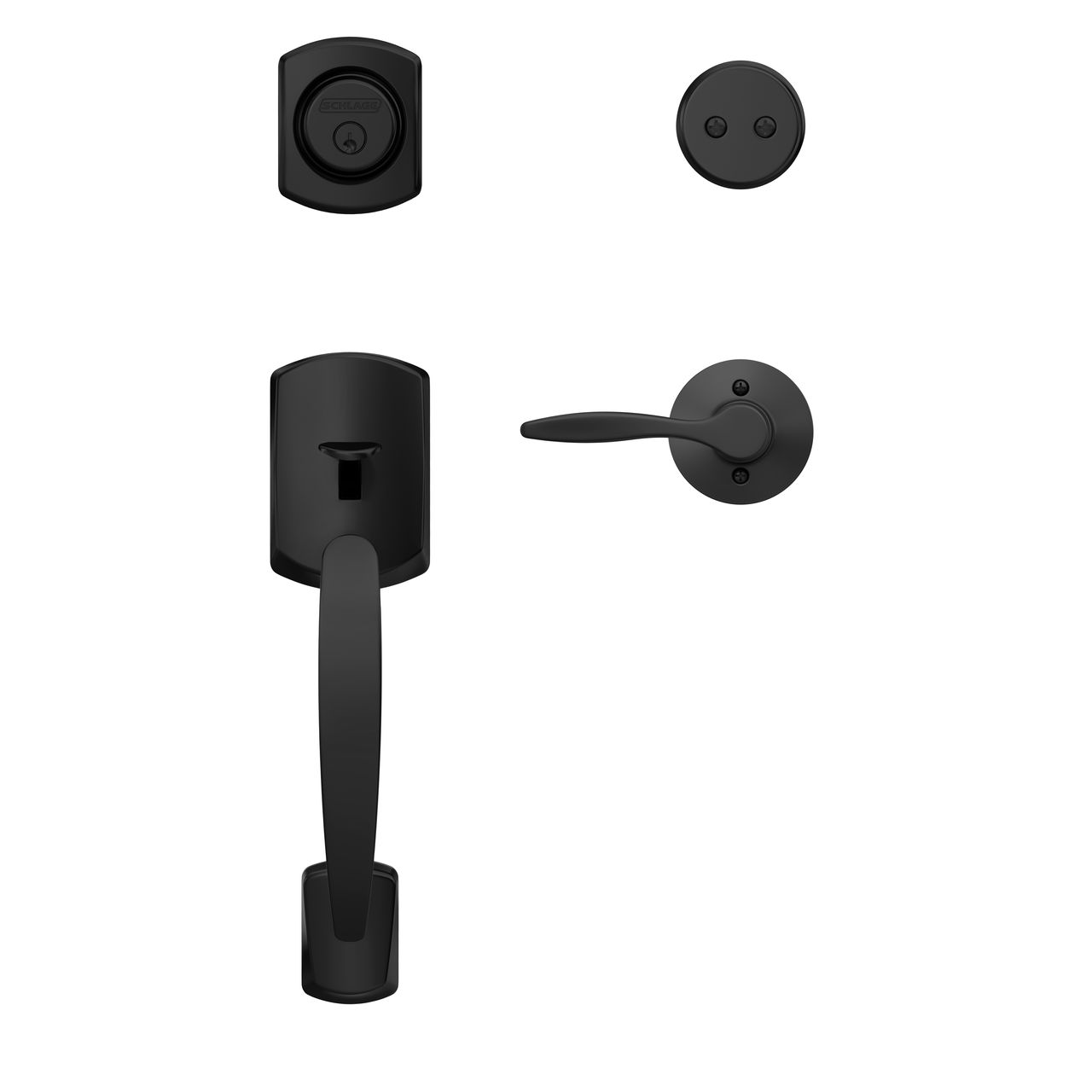 Inactive Handleset and Delfayo Lever