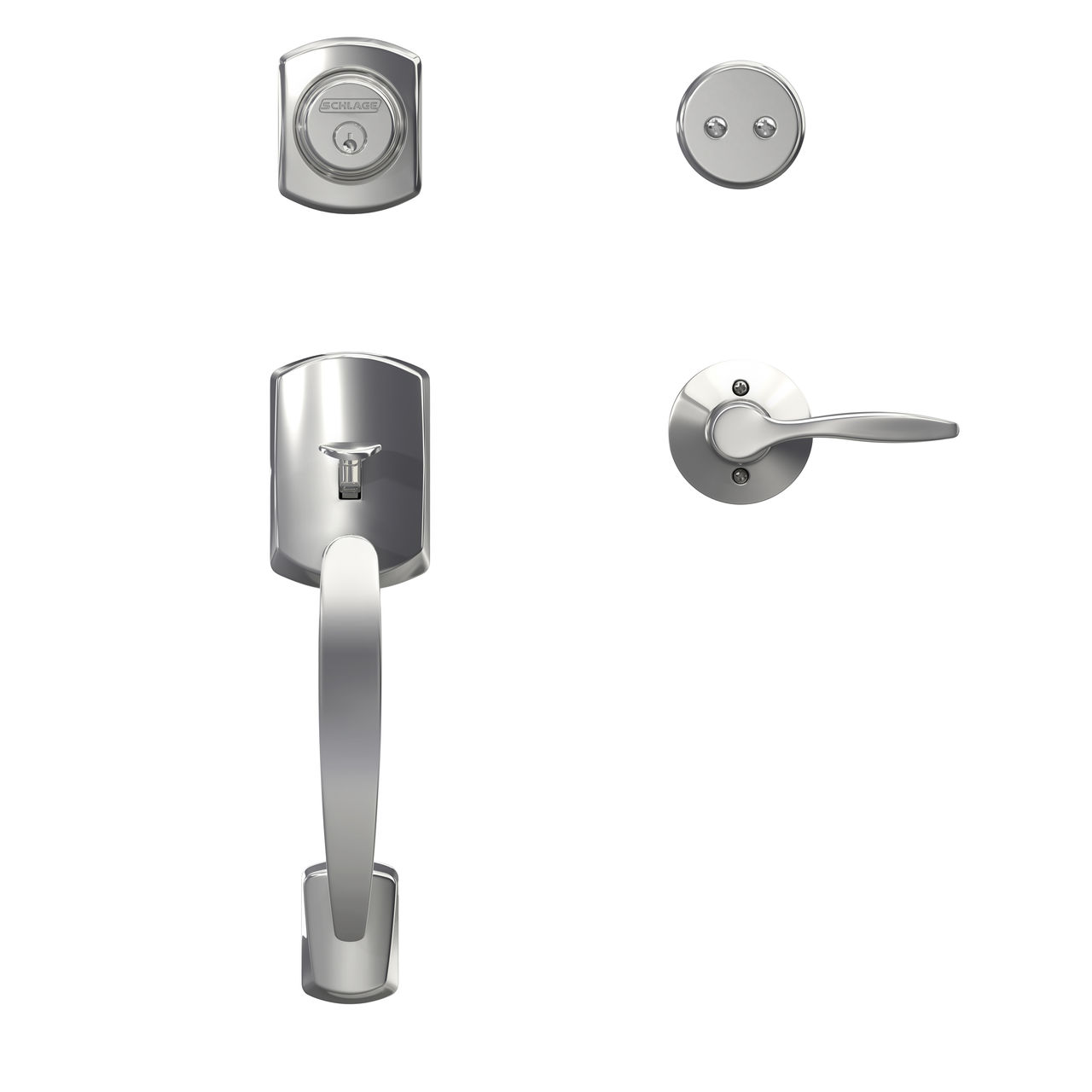 Inactive Handleset and Delfayo Lever