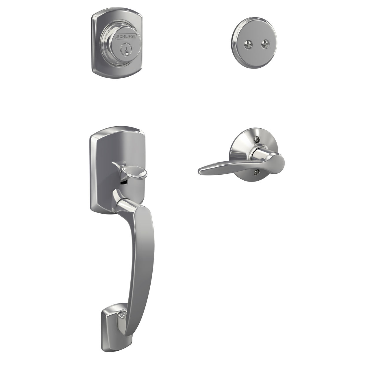 Inactive Handleset and Delfayo Lever