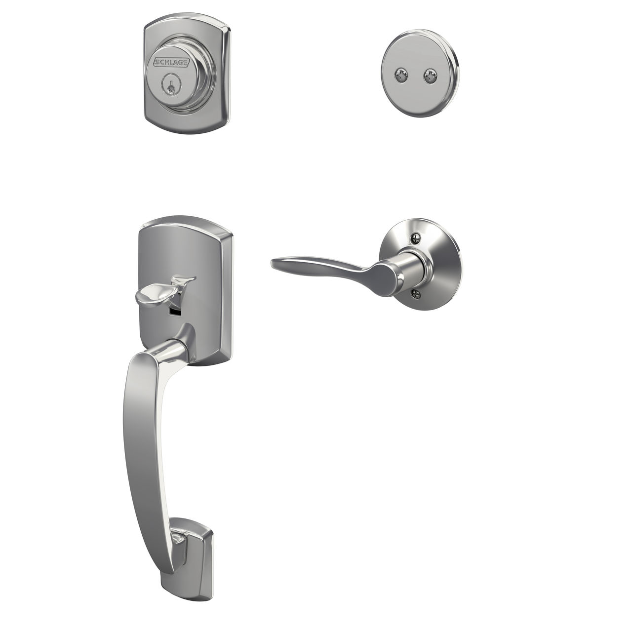 Inactive Handleset and Delfayo Lever