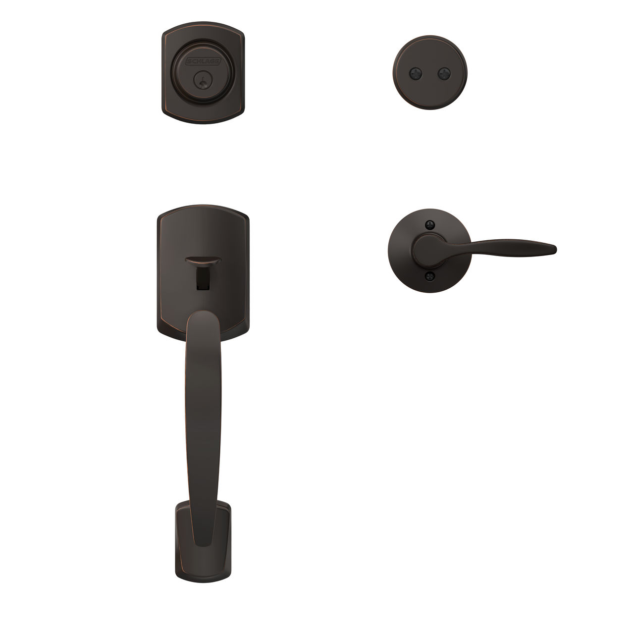 Inactive Handleset and Delfayo Lever