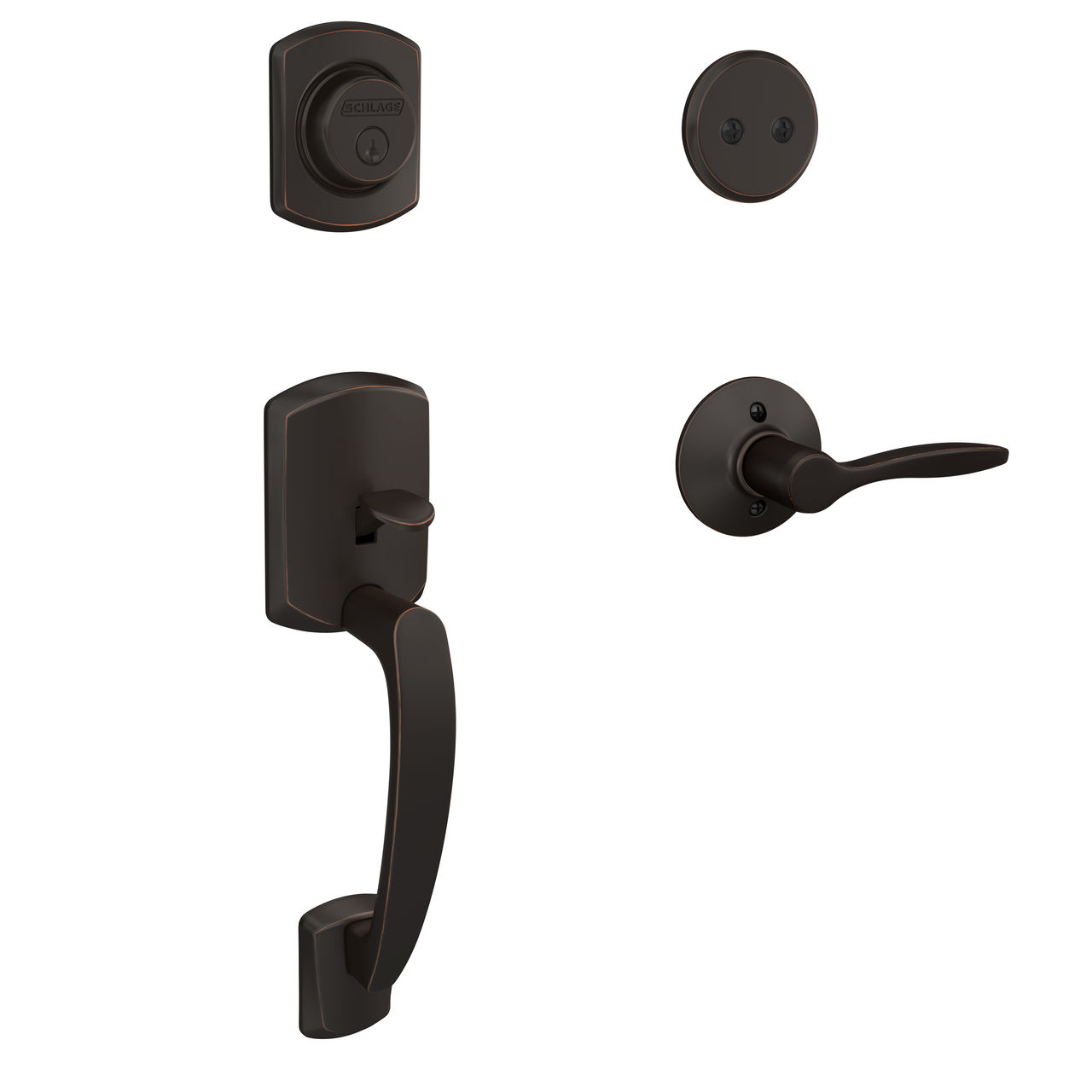 Inactive Handleset and Delfayo Lever