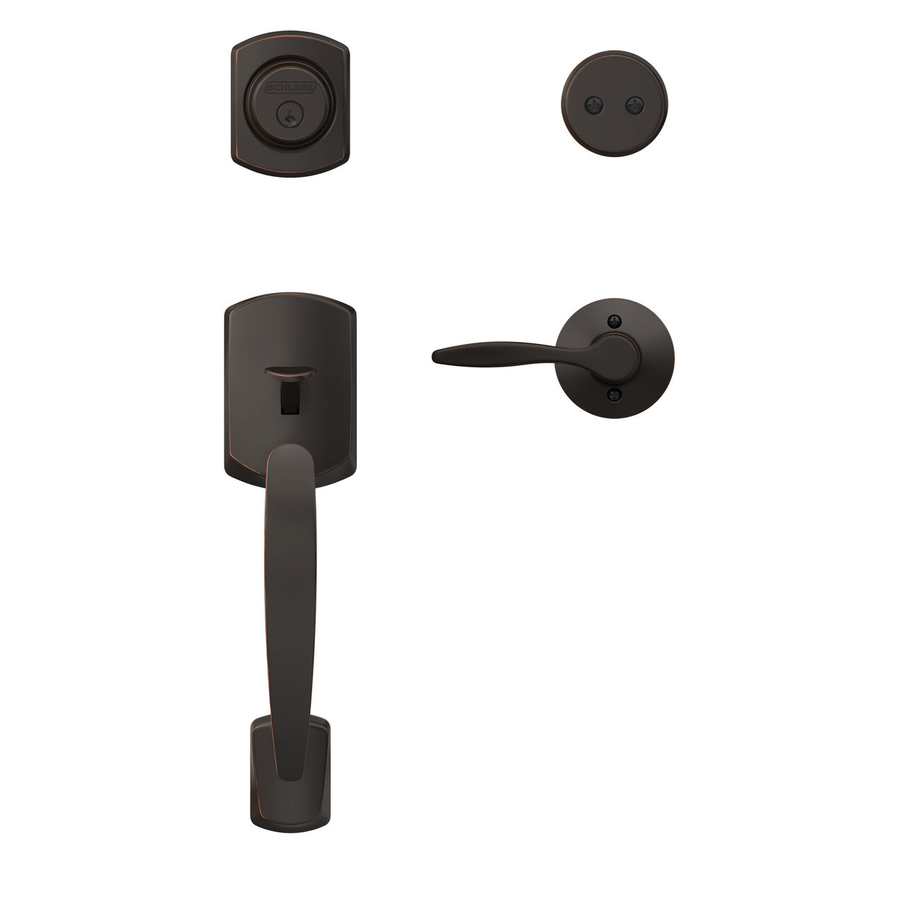 Inactive Handleset and Delfayo Lever