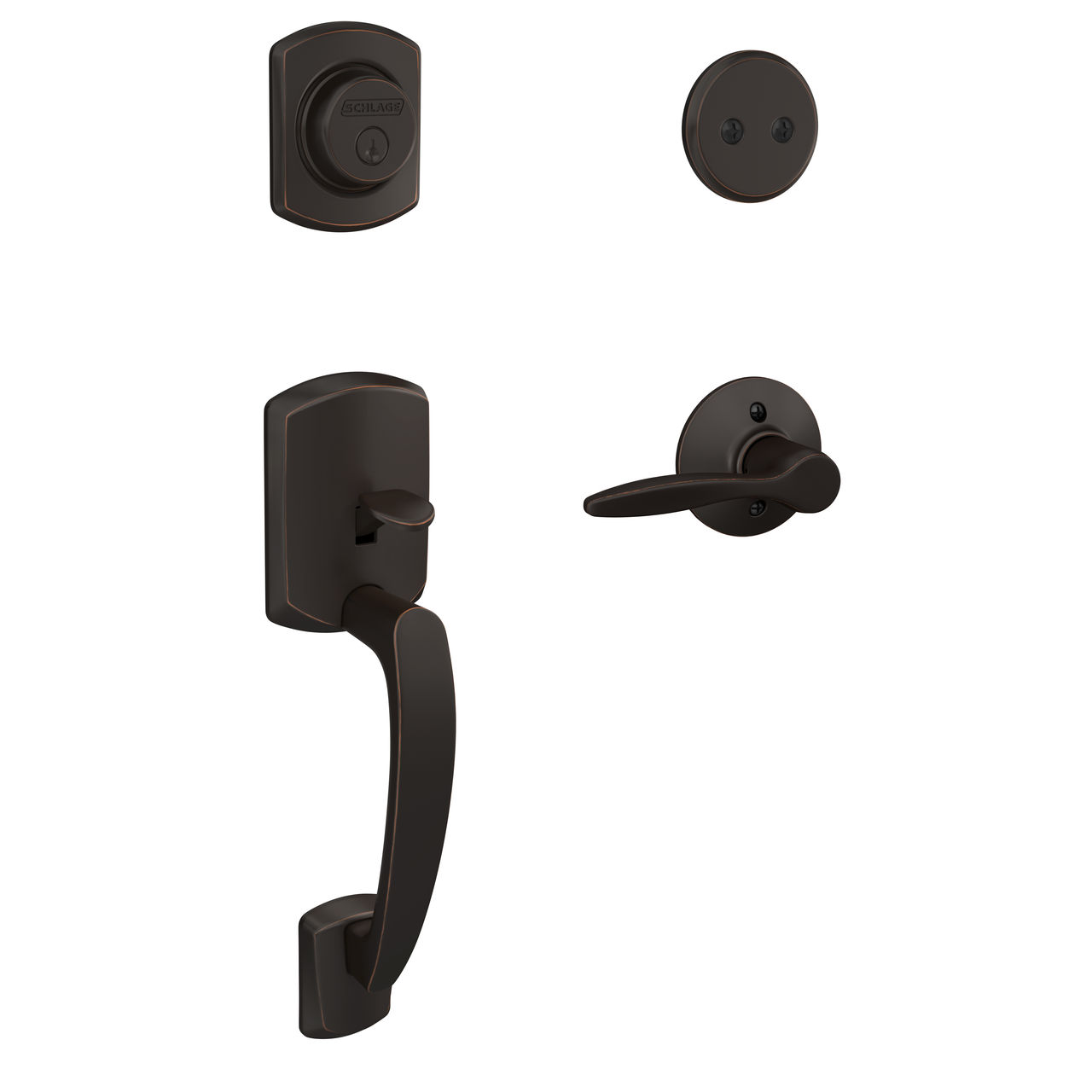 Inactive Handleset and Delfayo Lever