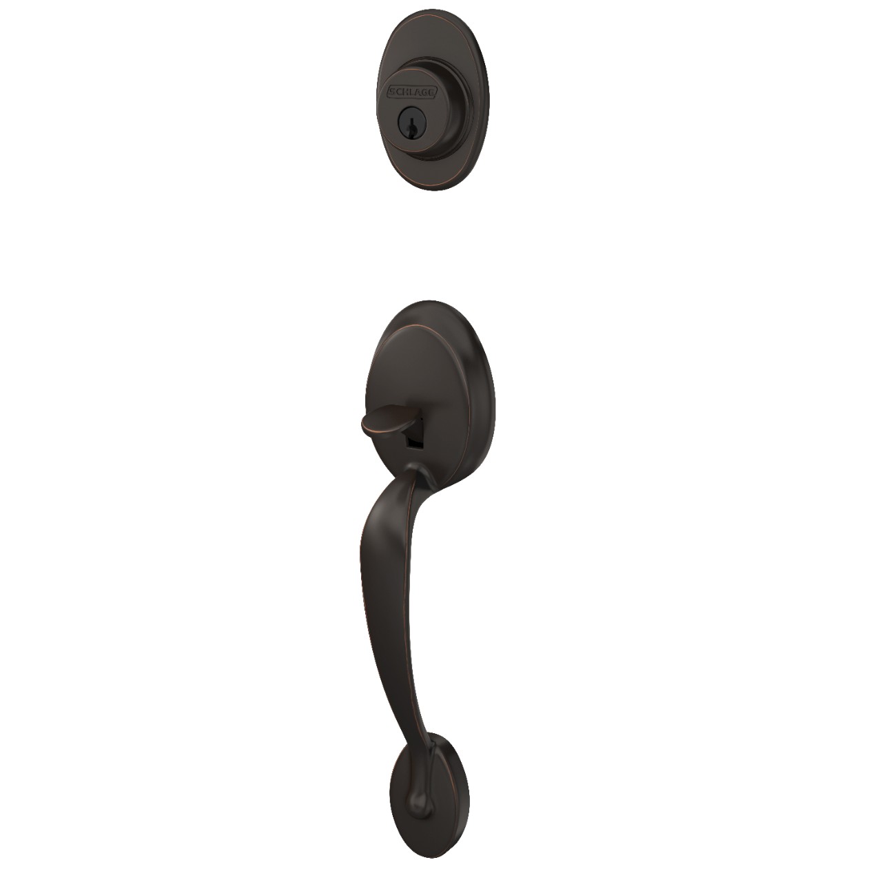 Inactive Handleset and Georgian Knob