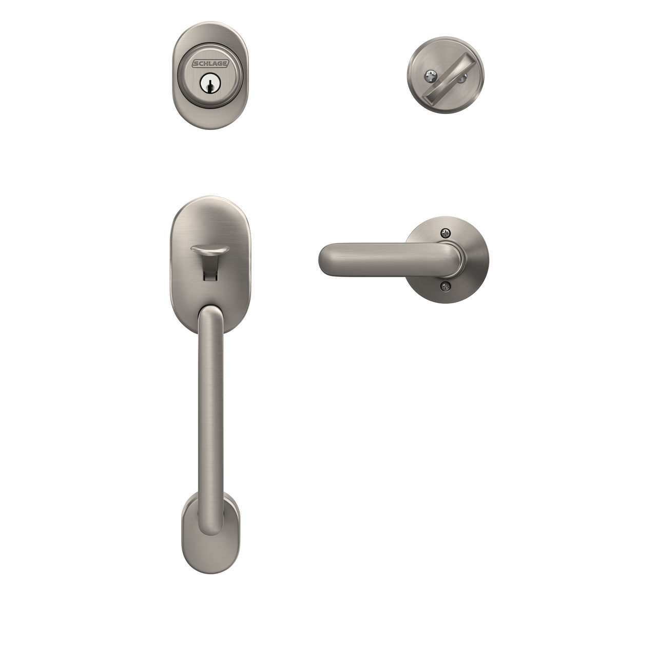 Single Cylinder Handleset and Davlin Lever