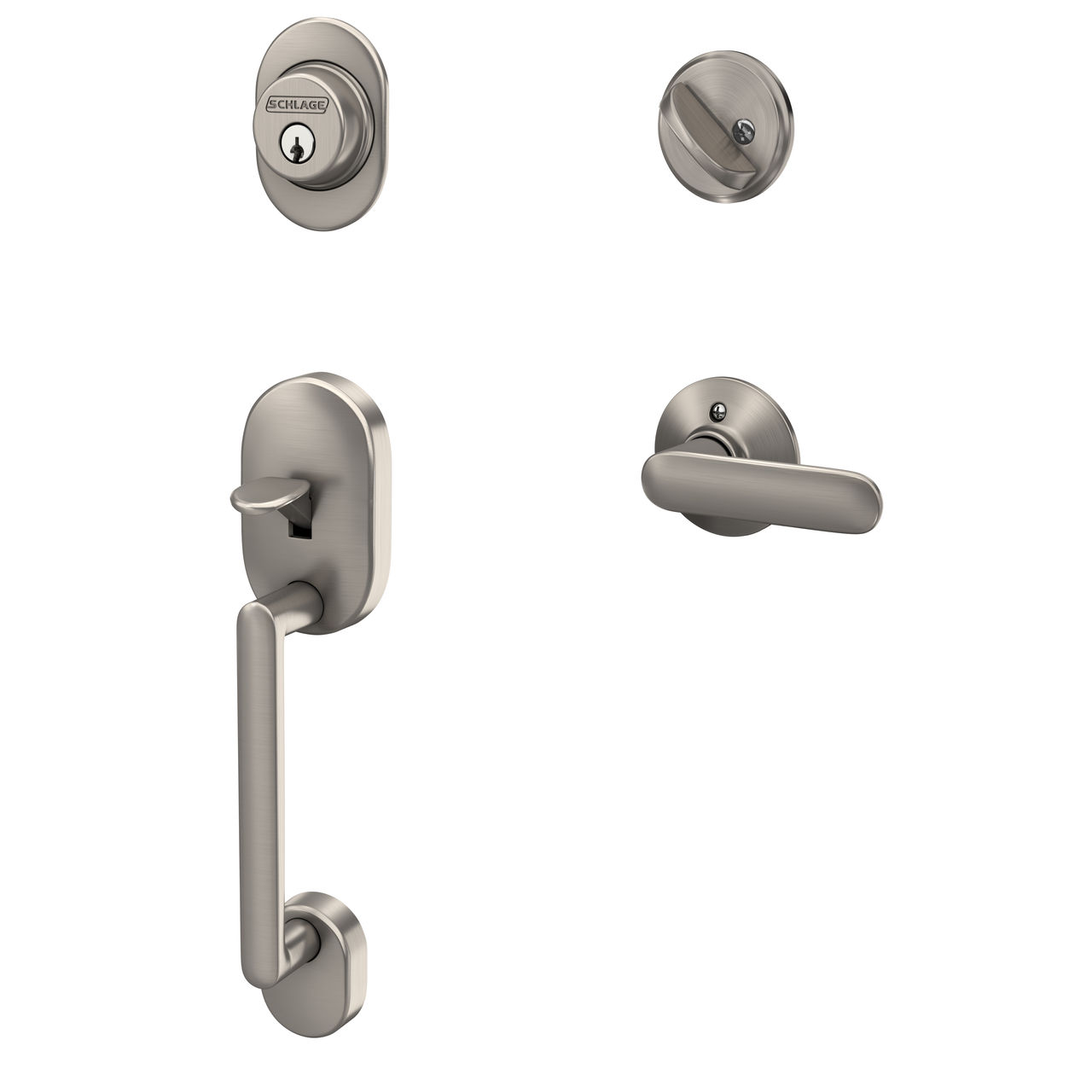 Single Cylinder Handleset and Davlin Lever