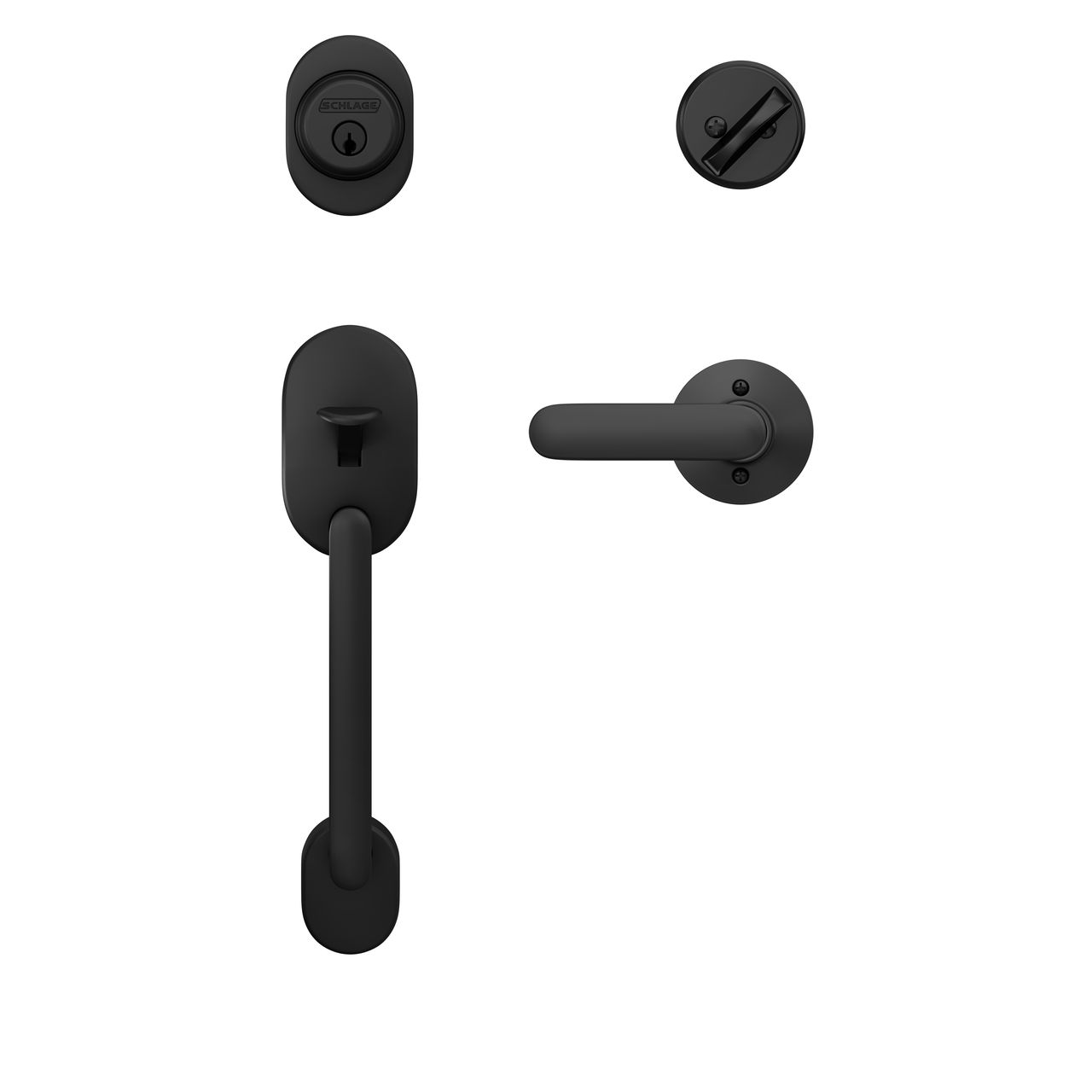 Single Cylinder Handleset and Davlin Lever