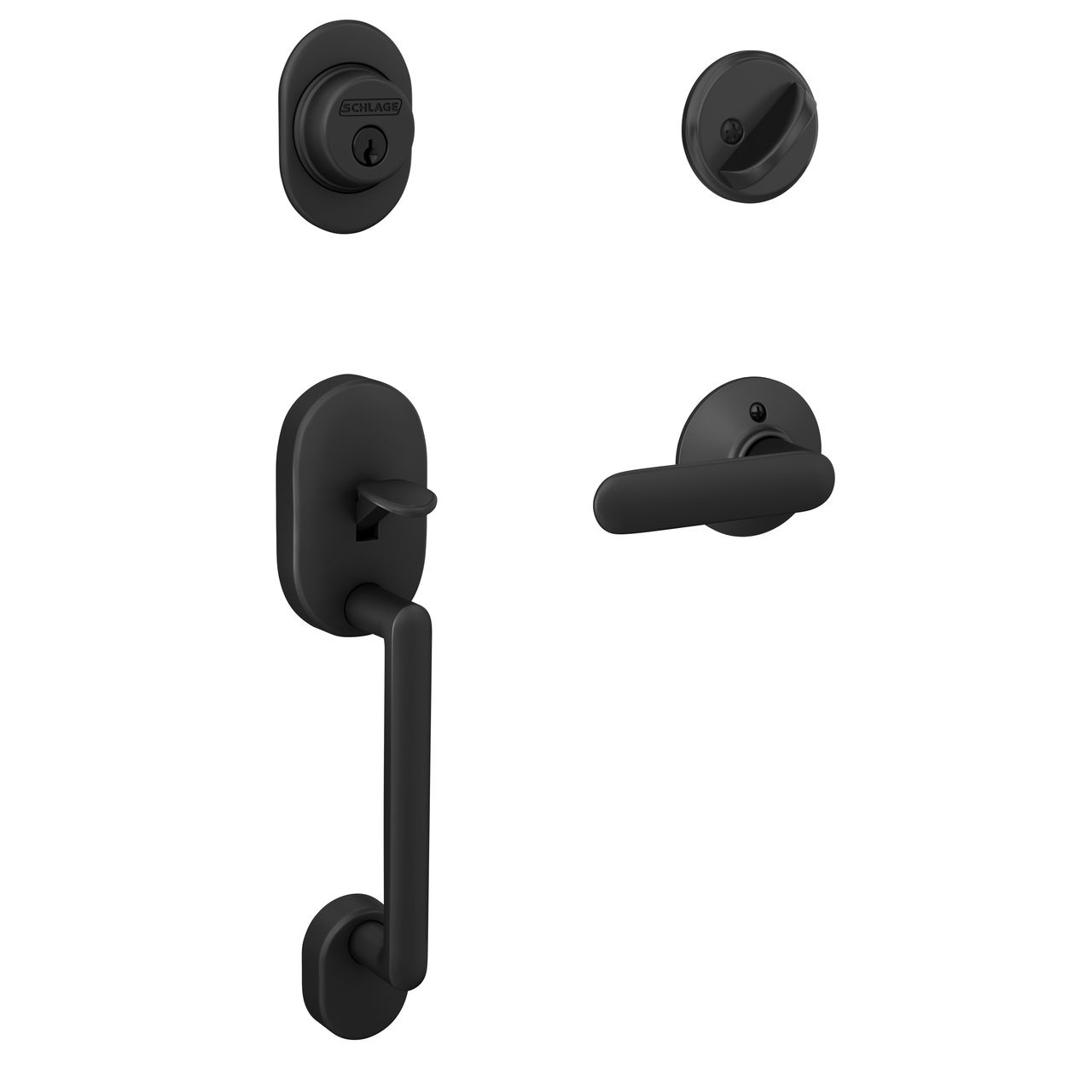 Single Cylinder Handleset and Davlin Lever