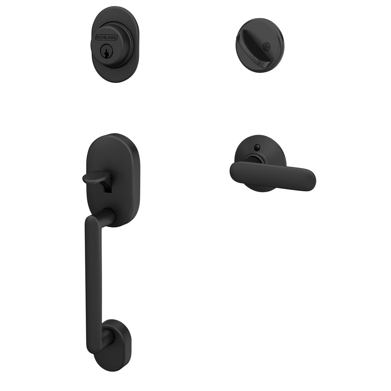 Single Cylinder Handleset and Davlin Lever