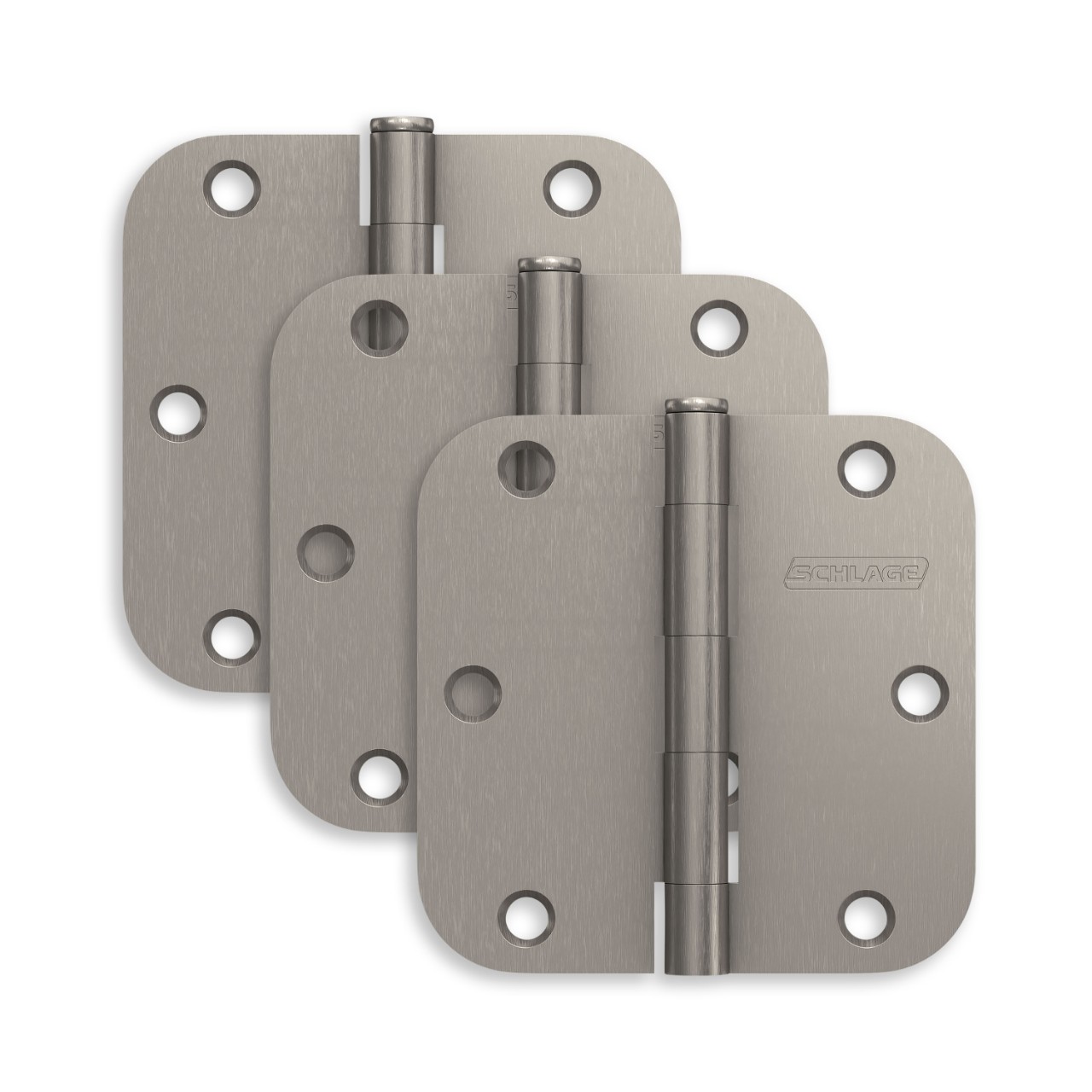 3.5" Round Hinge 5/8" Radius
