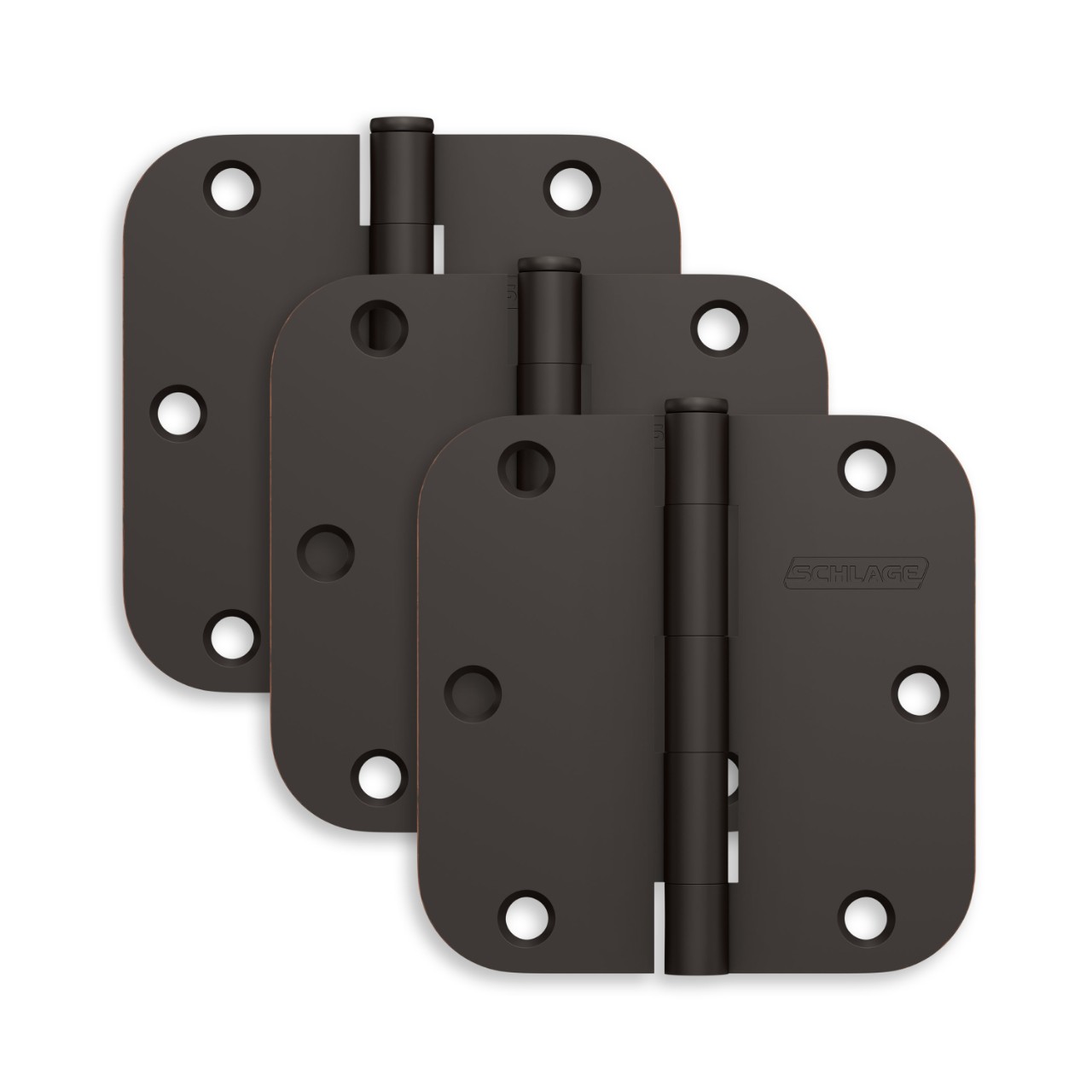 3.5" Round Hinge 5/8" Radius