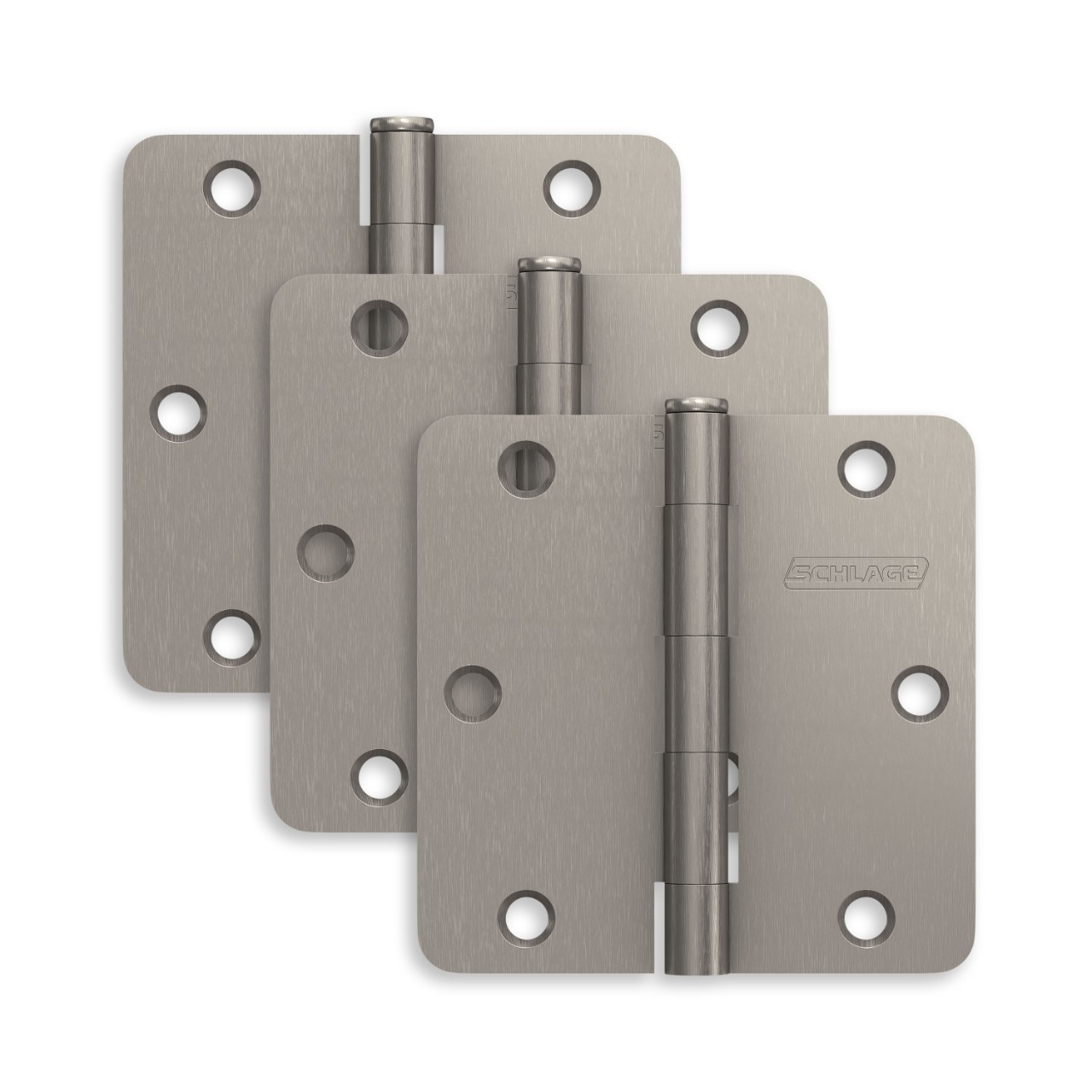 3.5" Round Hinge 1/4" Radius