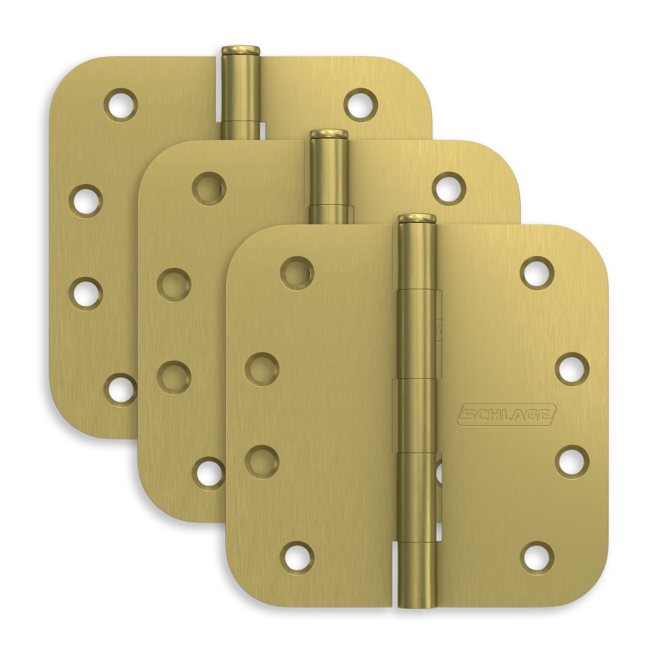 4" Round Hinge 5/8" Radius