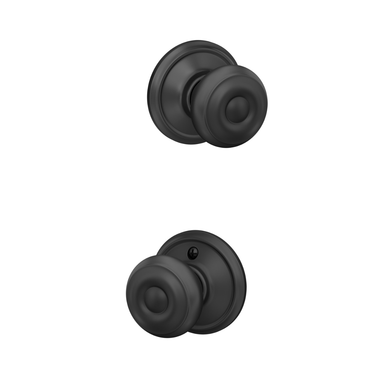 Georgian Knob Hall & Closet Lock