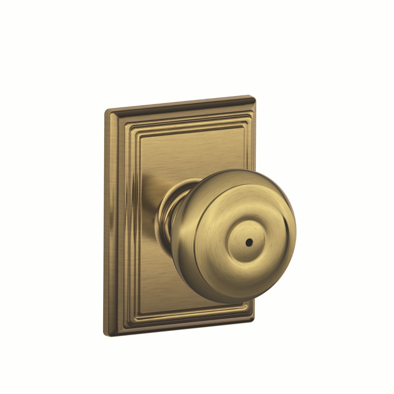 Georgian Knob Bed & Bath Lock