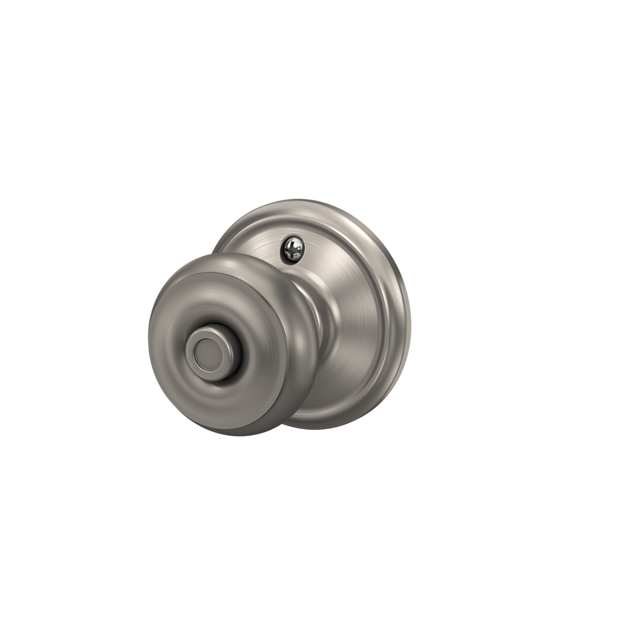 Georgian Knob Bed & Bath Lock