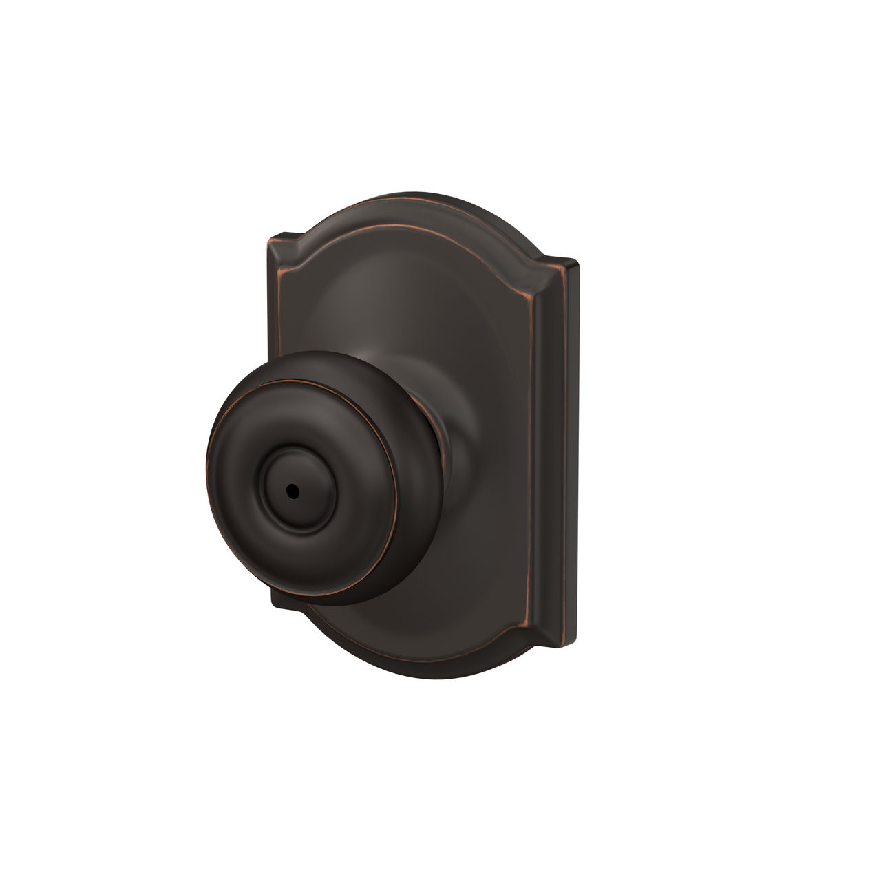 Georgian Knob Bed & Bath Lock