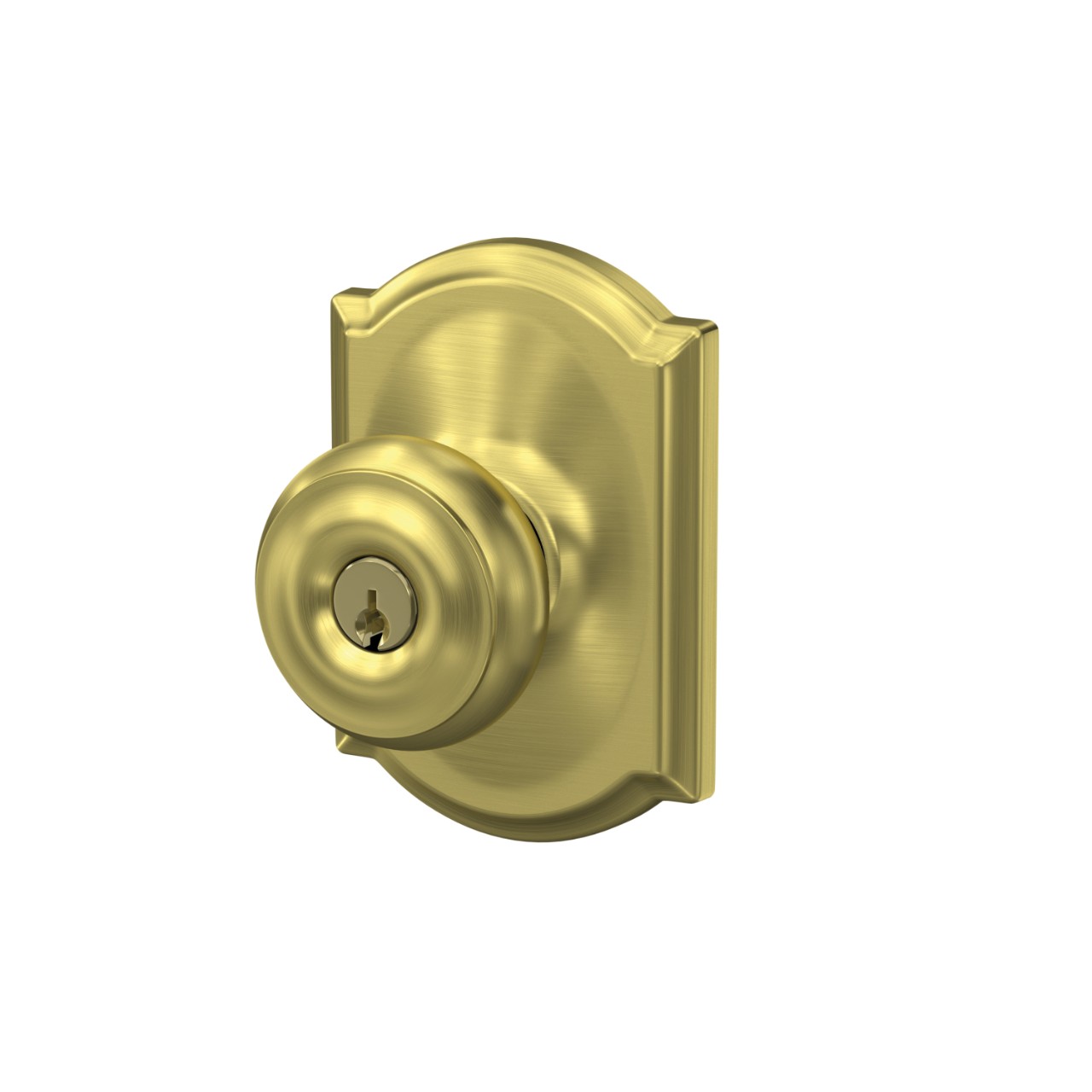 Georgian Knob Keyed Entry Lock