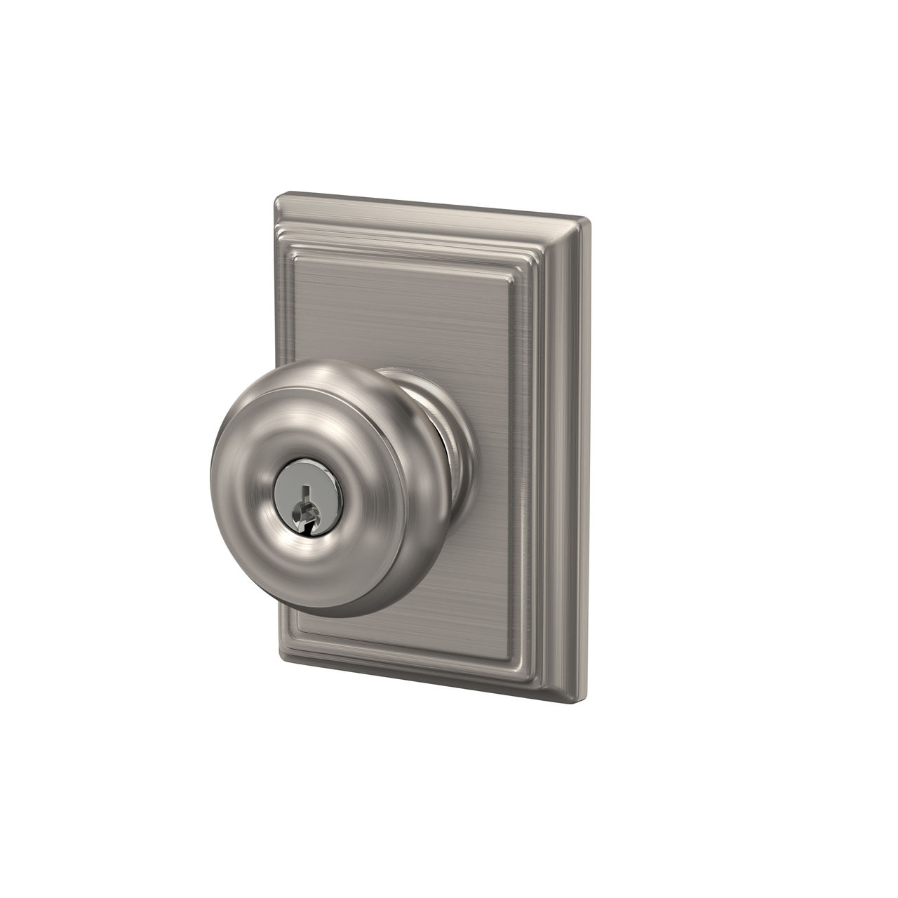 Georgian Knob Keyed Entry Lock