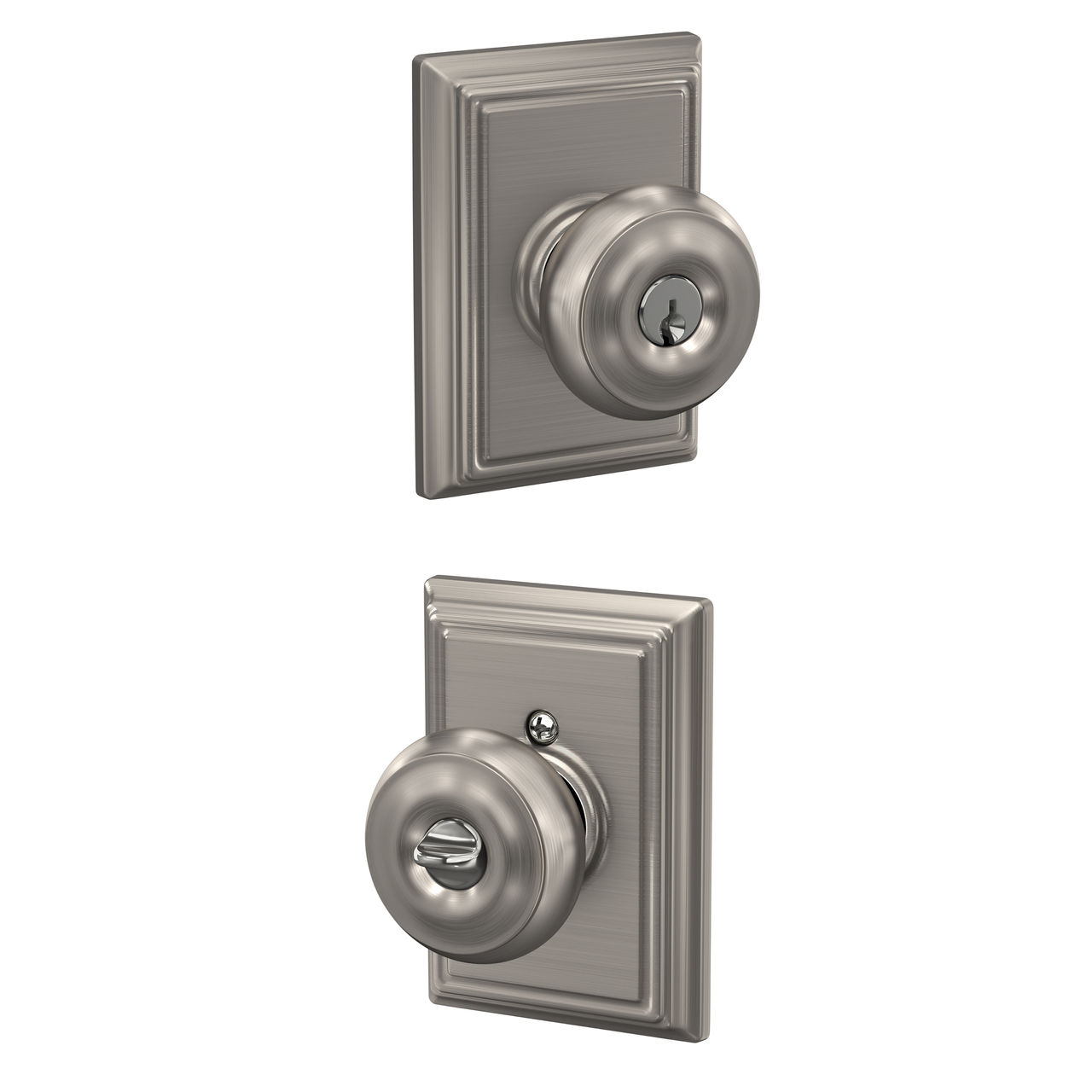 Georgian Knob Keyed Entry Lock