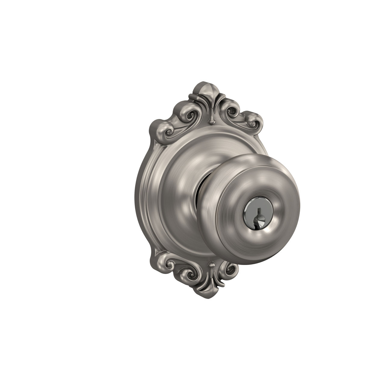 Georgian Knob Keyed Entry Lock