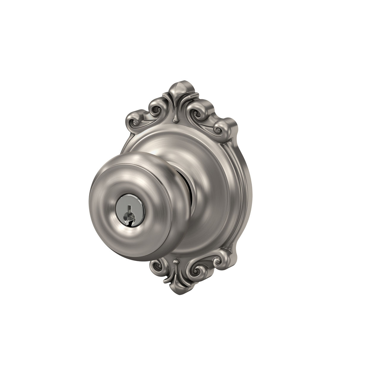 Georgian Knob Keyed Entry Lock