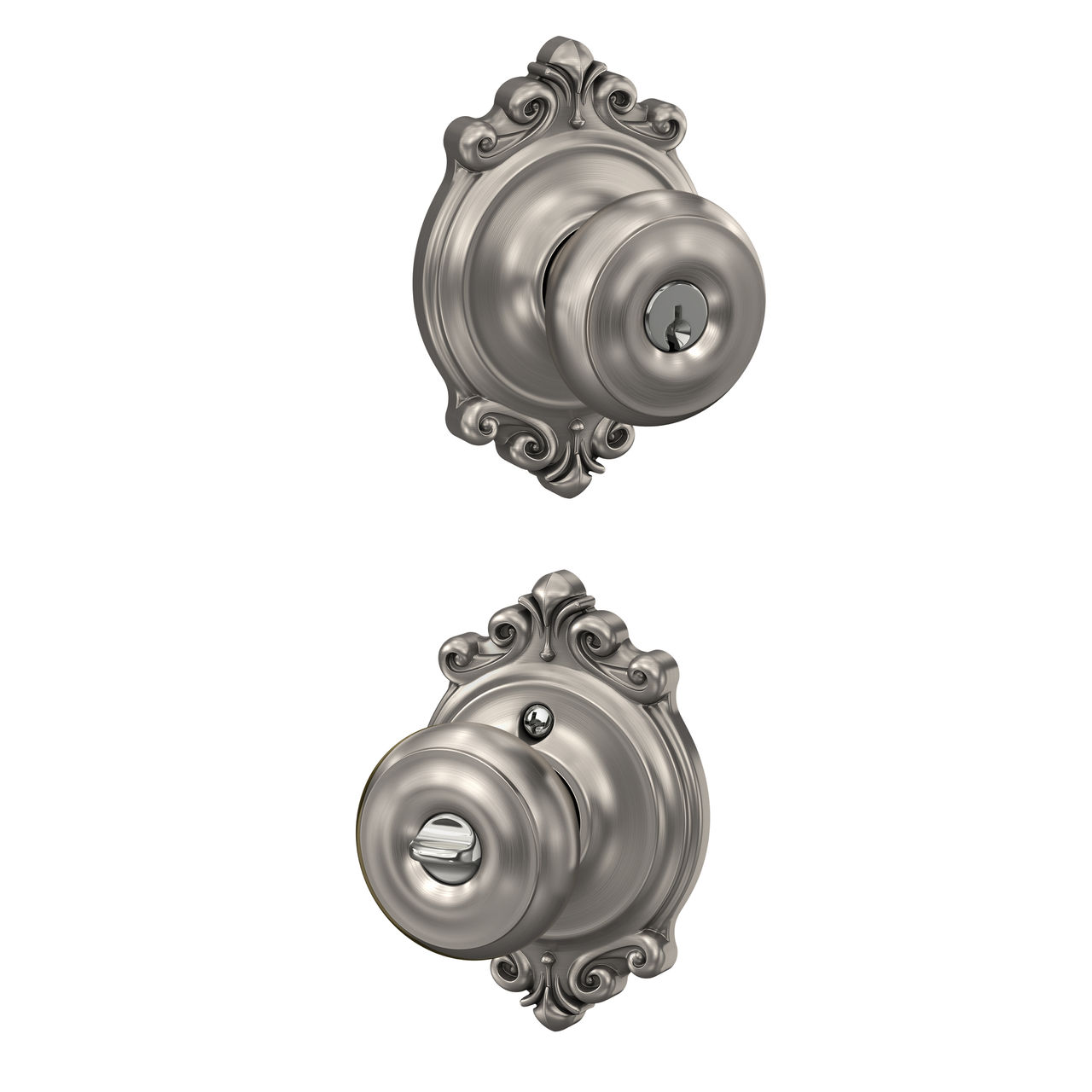 Georgian Knob Keyed Entry Lock