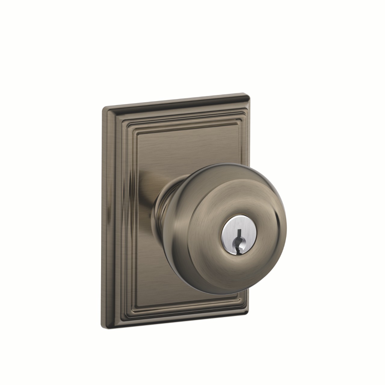 Georgian Knob Keyed Entry Lock