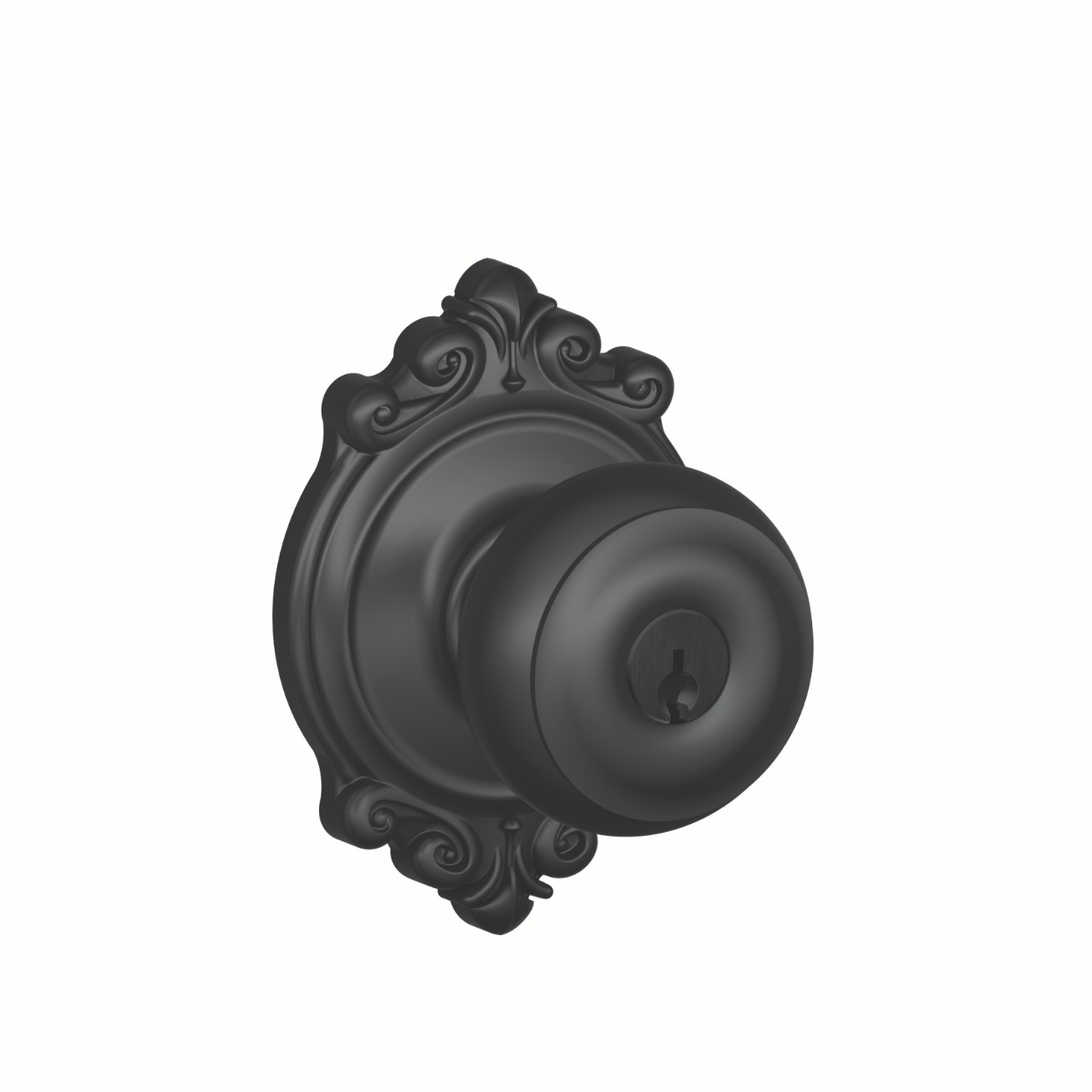 Georgian Knob Keyed Entry Lock