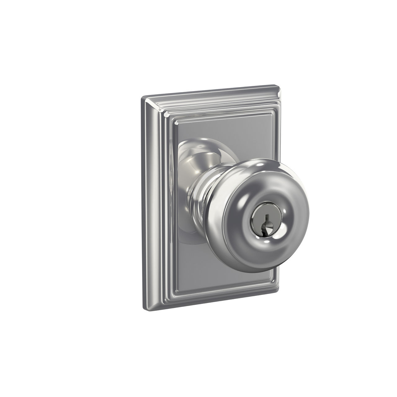 Georgian Knob Keyed Entry Lock