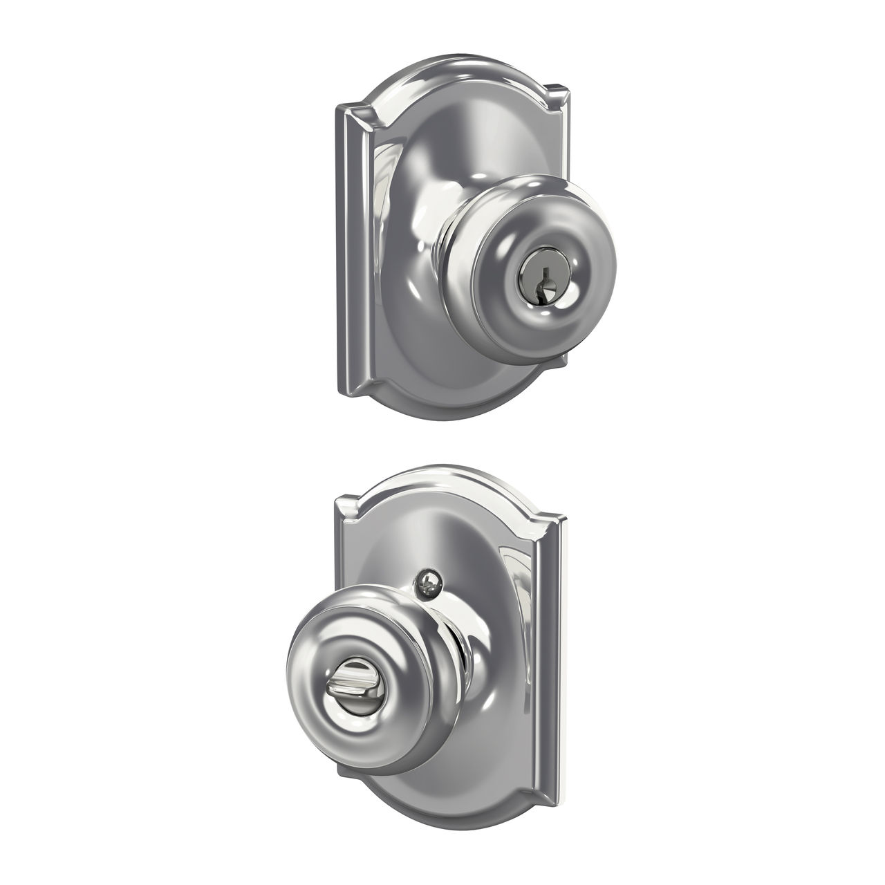 Georgian Knob Keyed Entry Lock