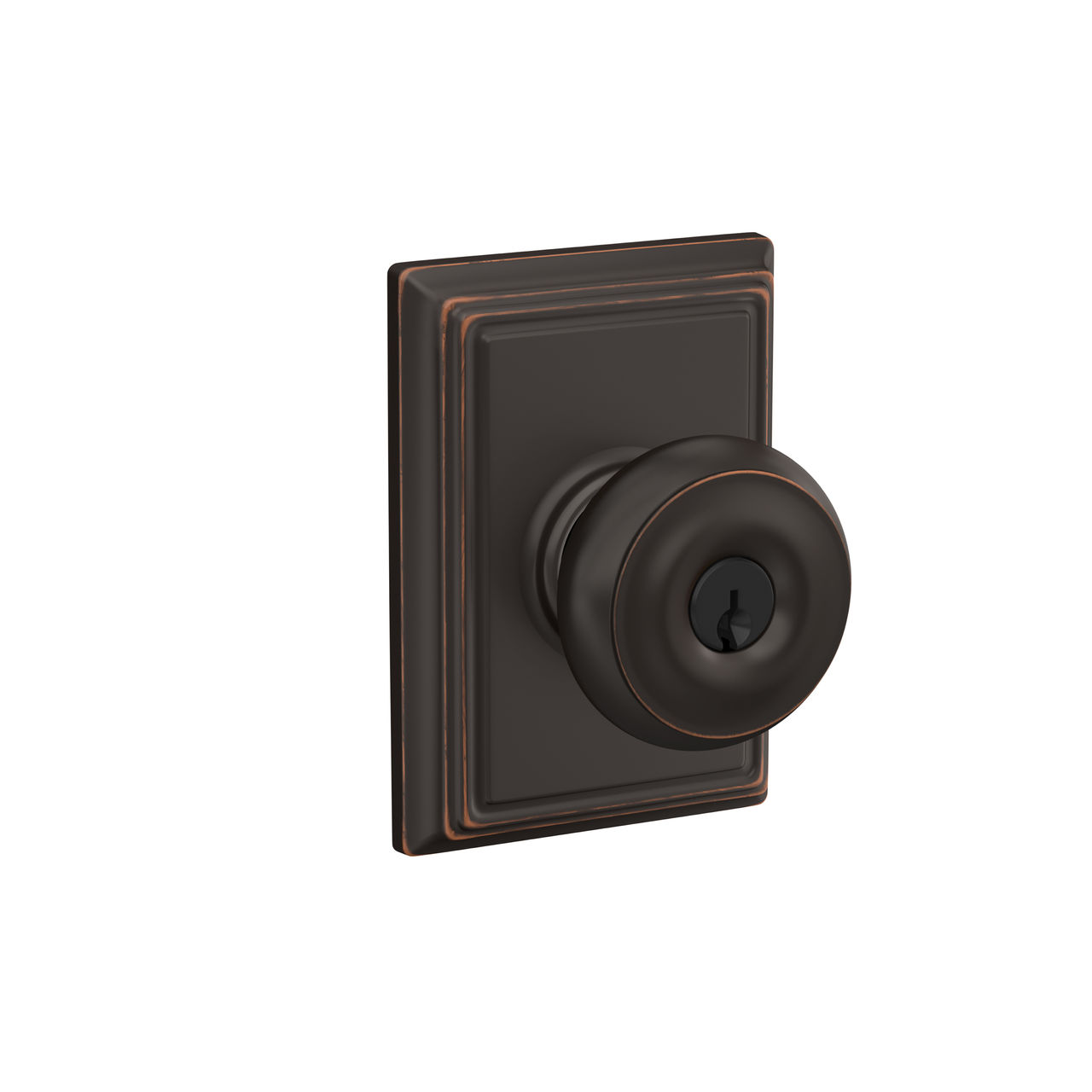 Georgian Knob Keyed Entry Lock