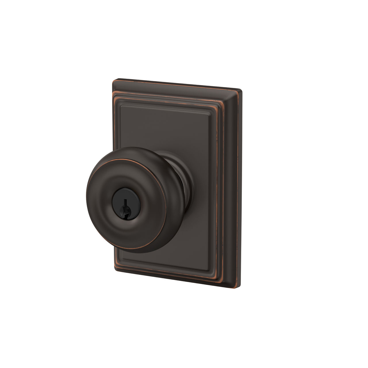 Georgian Knob Keyed Entry Lock