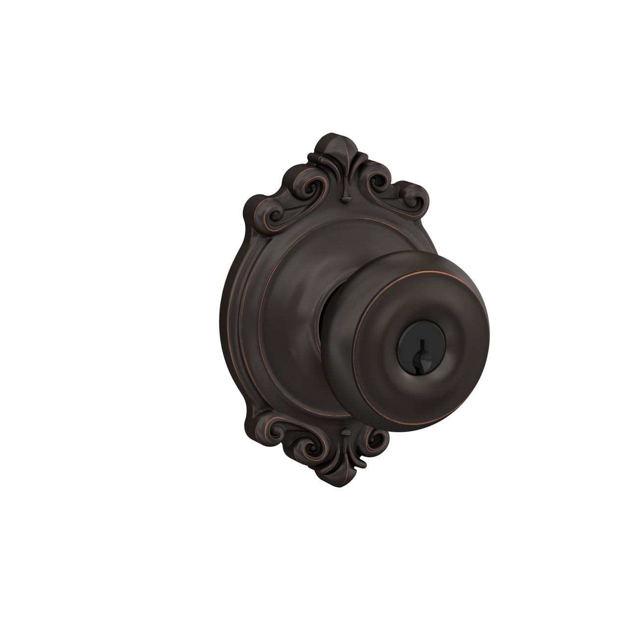 Georgian Knob Keyed Entry Lock