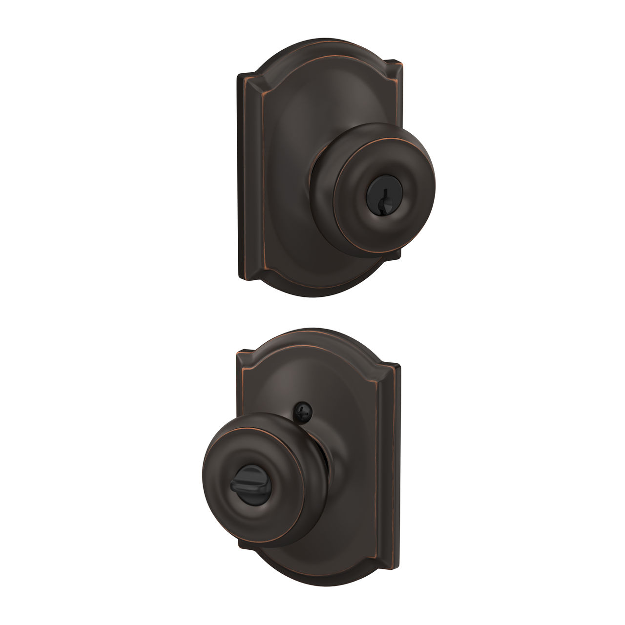 Georgian Knob Keyed Entry Lock