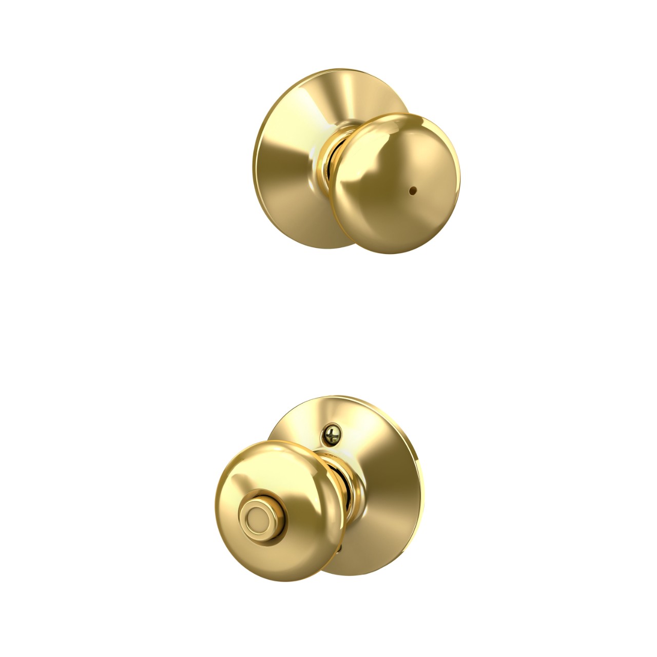 Plymouth Knob Bed & Bath Lock